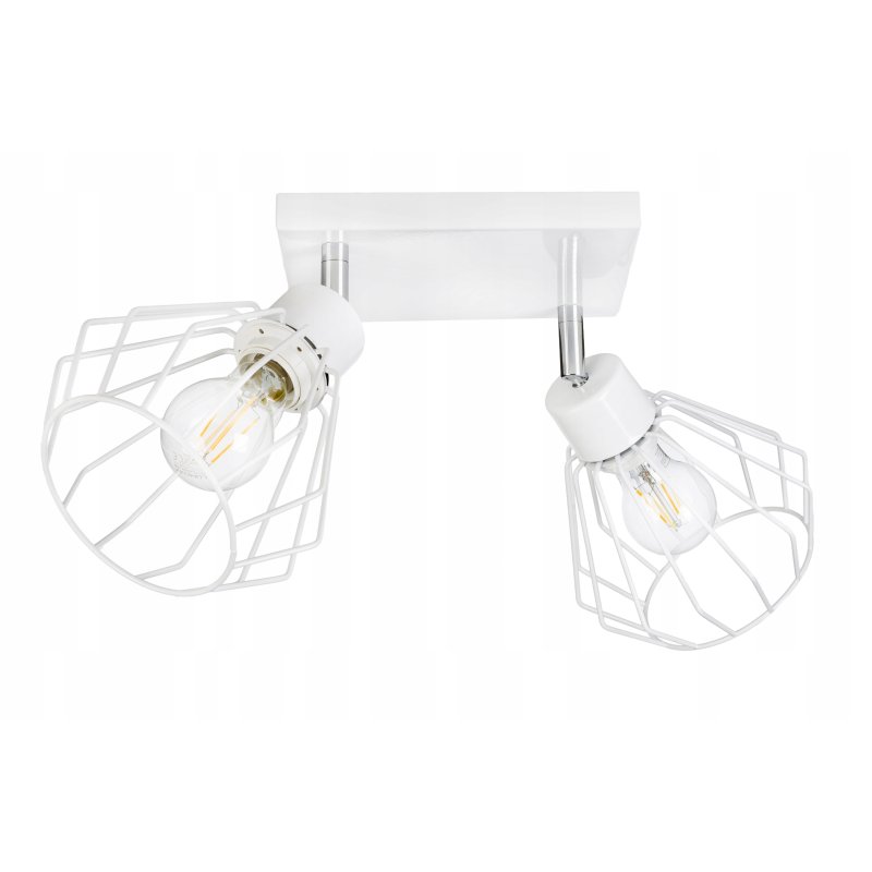 PODSTAWA BAZA LAMPA SUFITOWA PLAFON REGULOWANY LOFT METAL 2X E27 POD KLOSZ