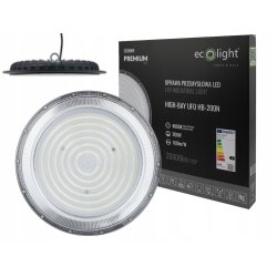 Lampa przemysłowa High Bay UFO LED 200W IP65 barwa biała NEUTRALNA