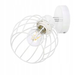LAMPA KINKIET ścienny ruchomy loft drut KULA E27