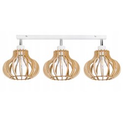LAMPA sufit plafon żyrandol Loft Drewno ruchoma 3