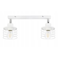 LAMPA plafon żyrandol regulowany loft E27 sprężyna