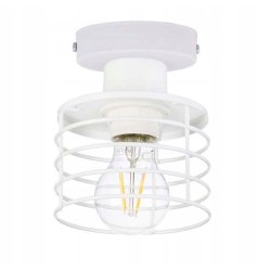 LAMPA stała sufitowa plafon Loft klosz drut na E27