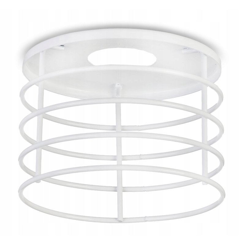 LAMPA stała sufitowa plafon Loft klosz drut na E27