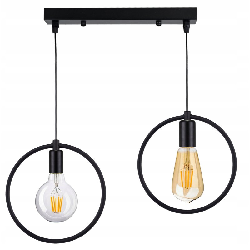 LAMPA sufitowa wisząca ZWIS Edison Loft 2 E27 koło