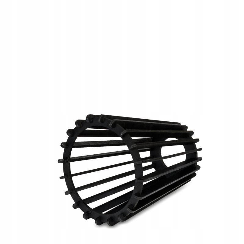 Lampa czarna wisząca zwis żyrandol sufitowa LOFT klosz piramidka Drewno 3