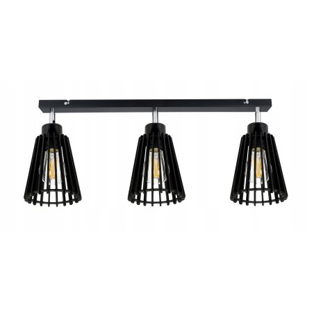 Lampa czarna plafon...