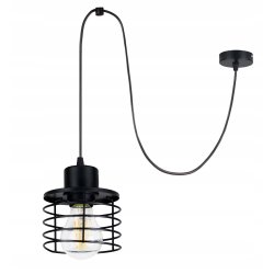 LAMPA sufitowa wisząca ZWIS Loft na E27 PAJĄK drut