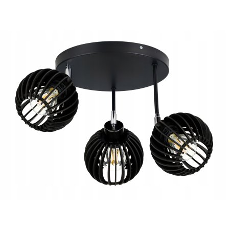 Lampa czarna plafon...
