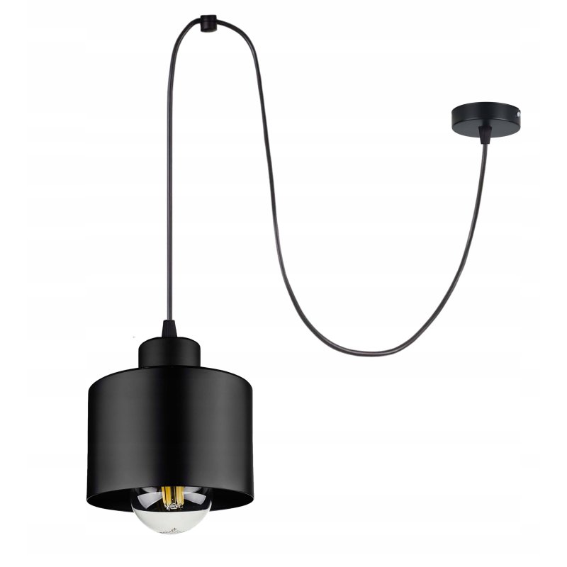 LAMPA sufitowa wisząca ZWIS Loft E27 PAJĄK METAL