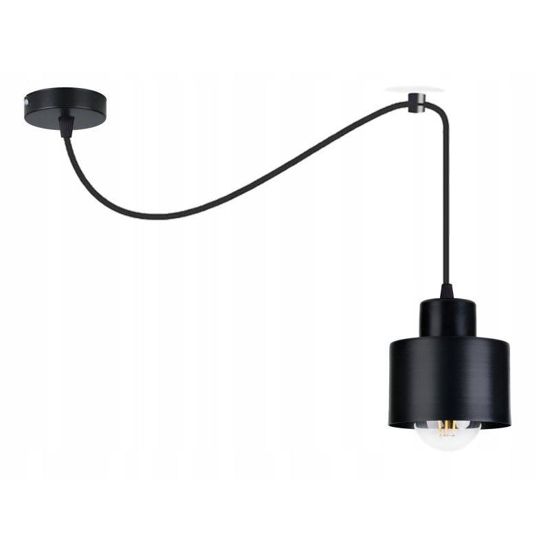 LAMPA sufitowa wisząca ZWIS Loft E27 PAJĄK METAL