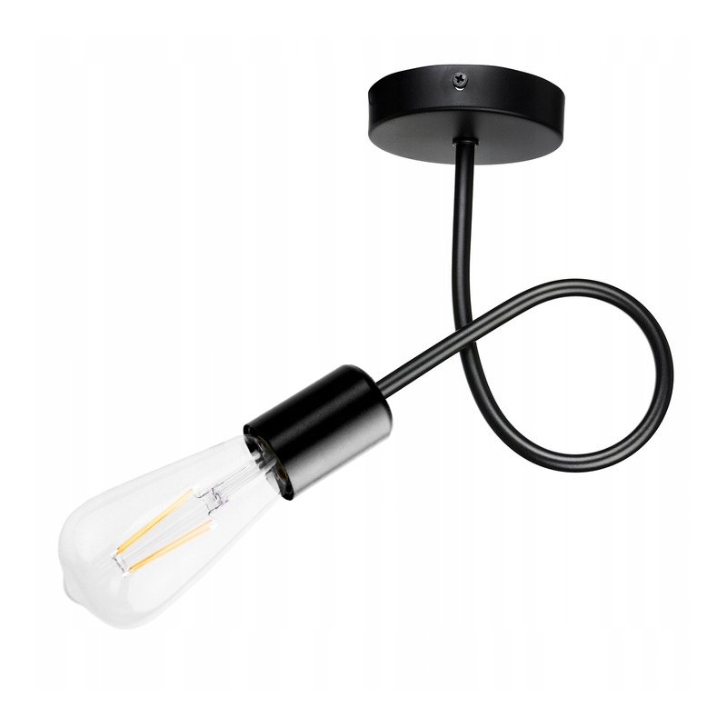 Kinkiet kręcony Lampa żyrandol LOFT EDISON 1x E27