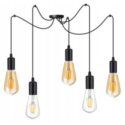 LAMPA sufitowa wisząca ZWIS Edison Loft E27 PAJĄK