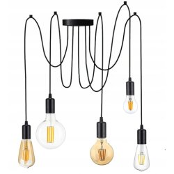 LAMPA sufitowa wisząca ZWIS Edison Loft E27 PAJĄK