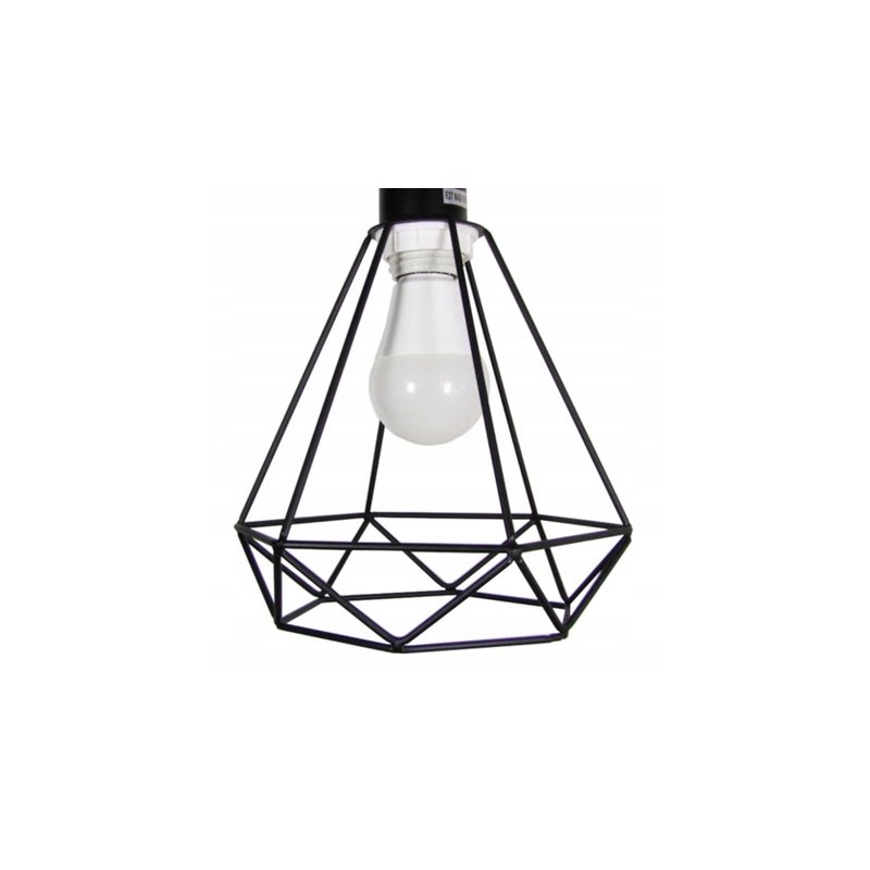 Lampa SUFITOWA żyrandol WISZĄCA LOFT drut BRYLANT