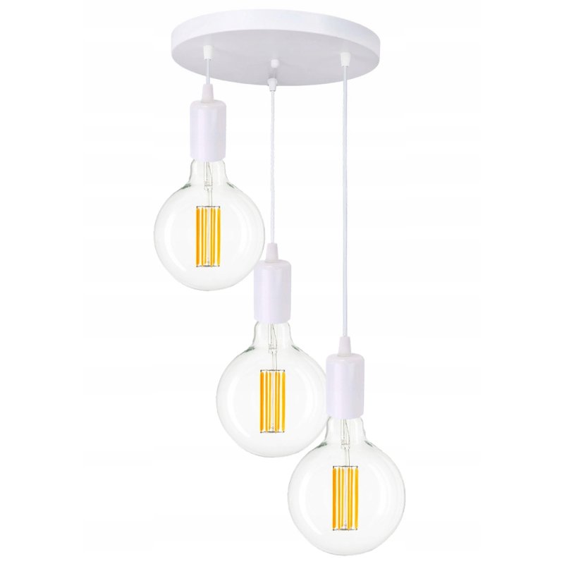 LAMPA sufitowa wisząca ZWIS Edison Loft 3x E27