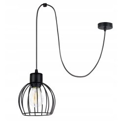 LAMPA sufitowa wisząca ZWIS Loft E27 PAJĄK KULA