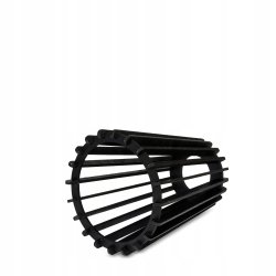 Lampa czarna plafon żyrandol ruchomy sufit klosz 2 Drewno piramidka eko