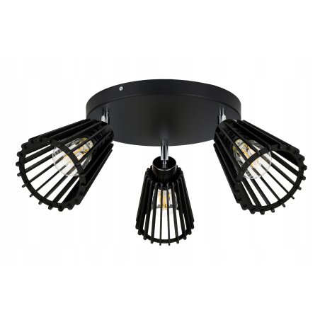 Lampa czarna plafon...