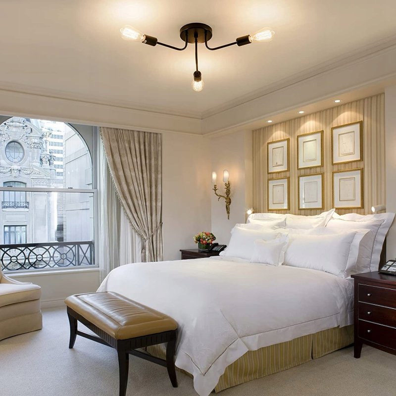 Lampa sufitowa loft żyrandol wisząca na 3 x E27