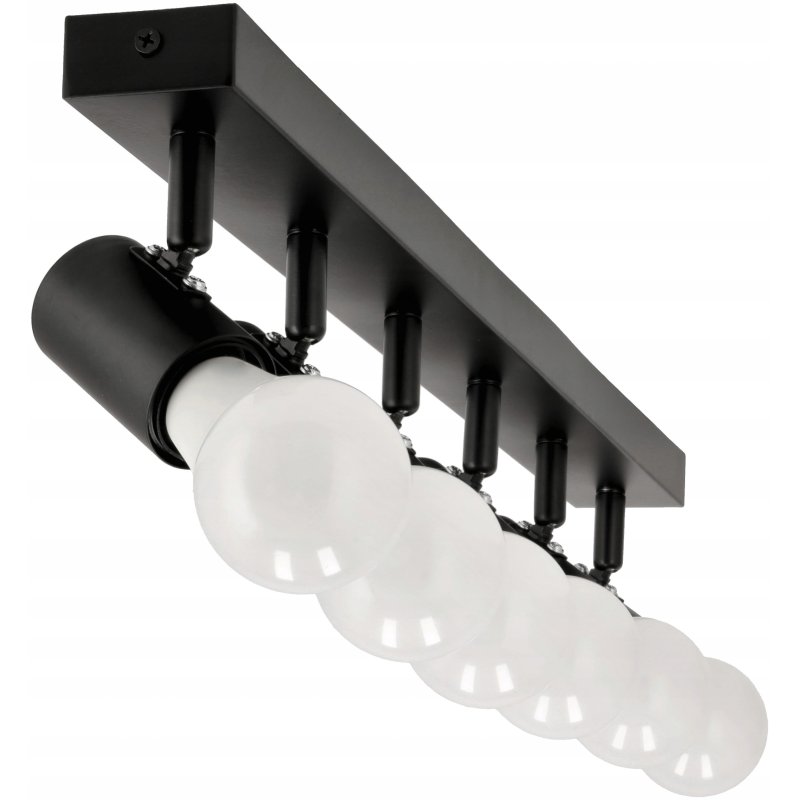 Lampa sufitowa kinkiet oprawa regulowana na 6x E27