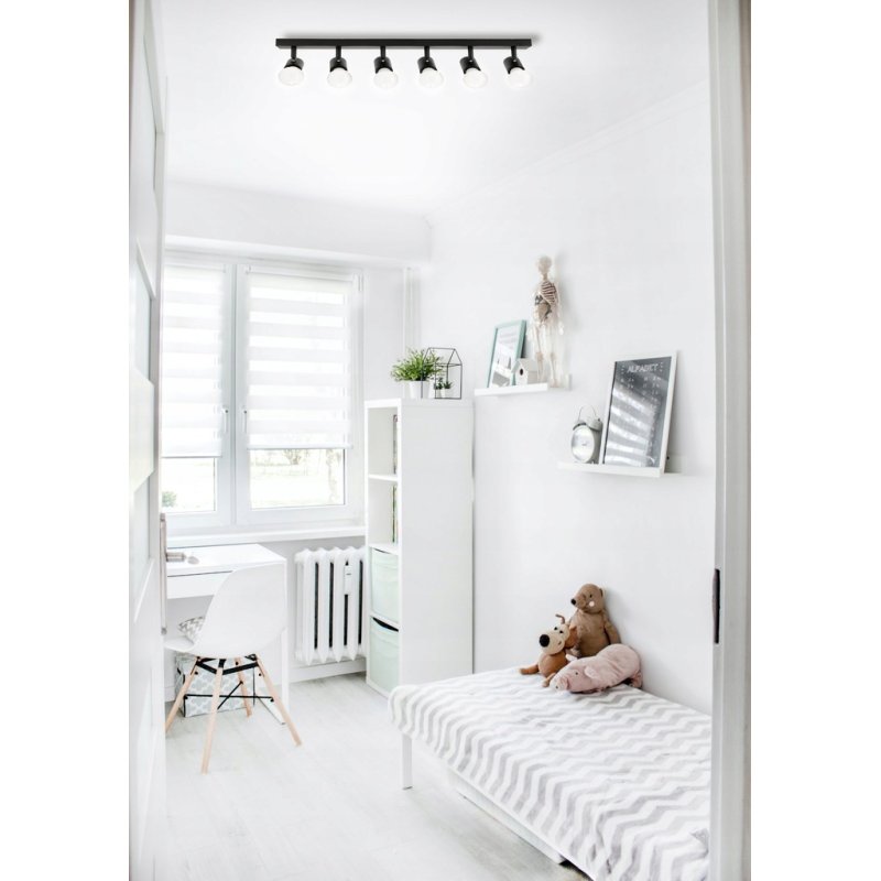 Lampa sufitowa kinkiet oprawa regulowana na 6x E27