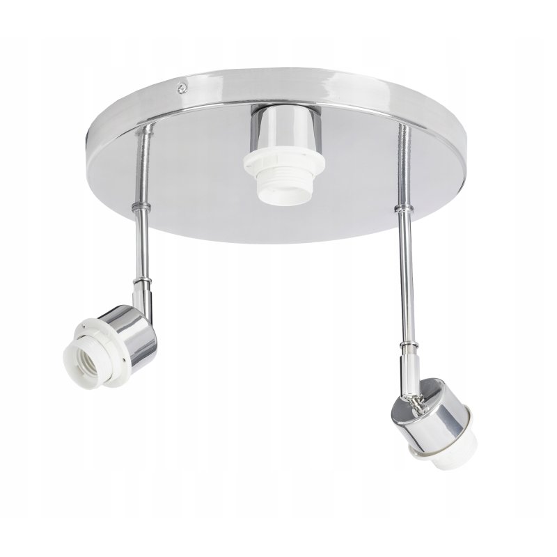LAMPA plafon żyrandol ruch loft drut 3 kulka chrom