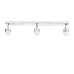 LAMPA plafon żyrandol ruch loft drut 3 kulka chrom