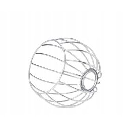 Lampa sufitowa żyrandol loft na E27 chrom klosze 2
