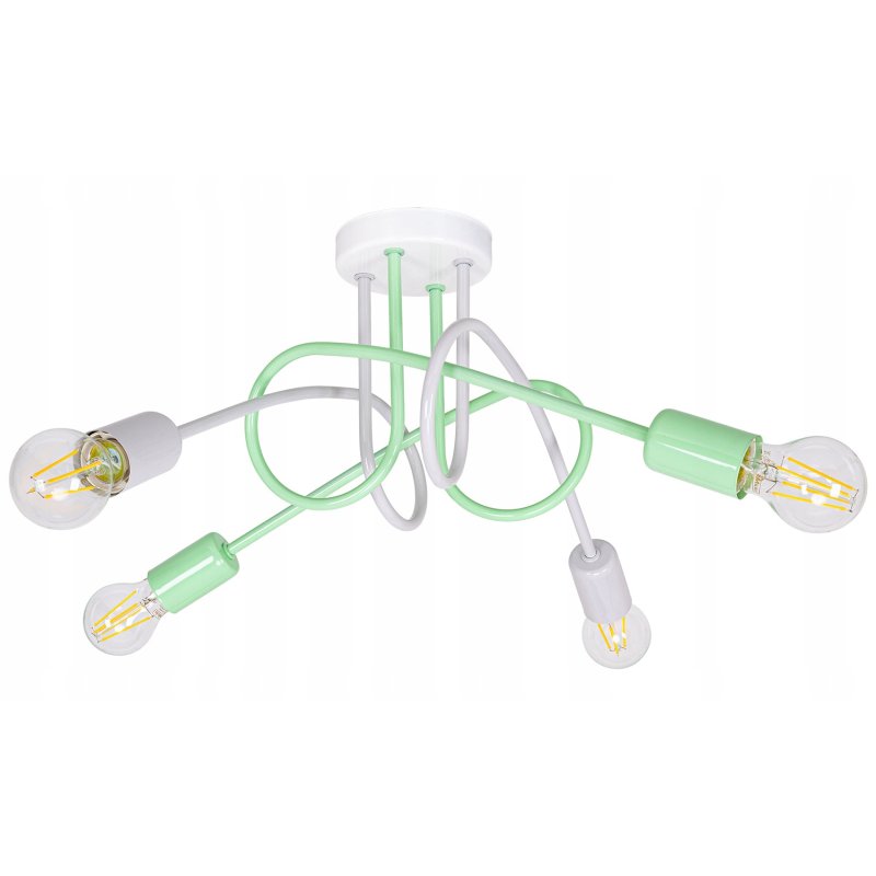 Lampa sufitowa żyrandol MULTI 4 + ŻARÓWKI LED 8W