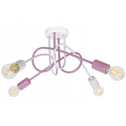 Lampa sufitowa żyrandol MULTI 4 + ŻARÓWKI LED 8W