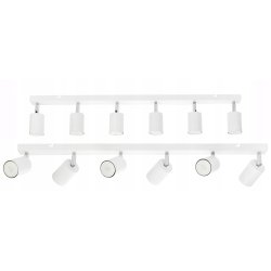 LAMPA SUFITOWA SPOT TUBA OPRAWA REGULOWANA BELKA 80CM SZYNA NA 6 GU10 230V