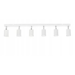 LAMPA SUFITOWA SPOT TUBA OPRAWA REGULOWANA BELKA 80CM SZYNA NA 6 GU10 230V