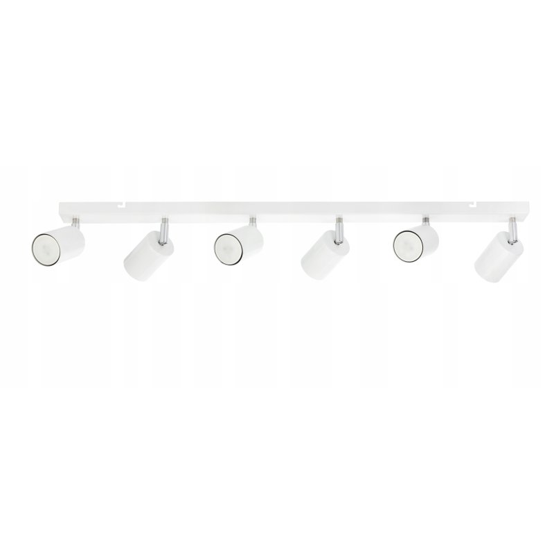 LAMPA SUFITOWA SPOT TUBA OPRAWA REGULOWANA BELKA 80CM SZYNA NA 6 GU10 230V