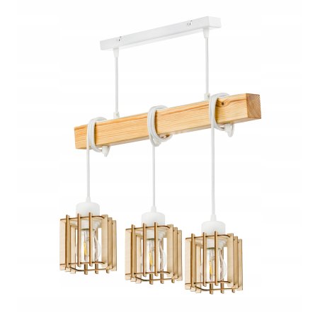 LAMPA drewniana belka...