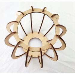 LAMPA WISZĄCA stała żyrandol sufit DREWNO KULA