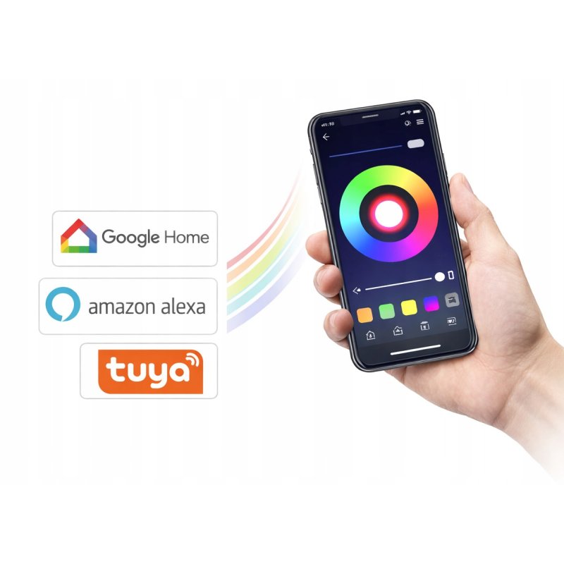 Sterownik Kontroler do taśm LED RGB WiFi Android ALEXA TUYA Google PILOT RF