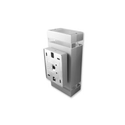 KINKIET LAMPA OPRAWA ELEWACYJNA 2xGU10 Kwadrat