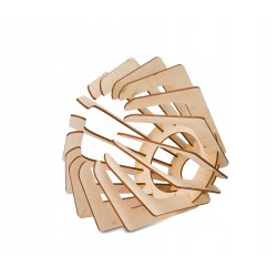 LAMPA sufitowa plafon żyrandol ruch Loft Drewno 3