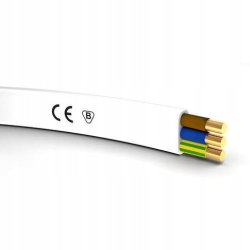Kabel Przewód prądowy DRUT YDYp 3x1,5 Cu 750V 1mb