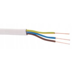 Kabel Przewód prądowy DRUT YDYp 3x1,5 Cu 750V 1mb