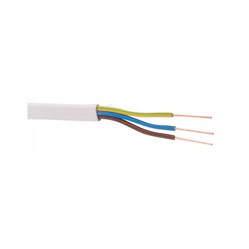 Kabel Przewód prądowy DRUT YDYp 3x1,5 Cu 750V 1mb
