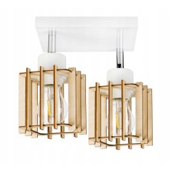 LAMPA plafon SUFITOWA ŻYRANDOL ruchomy loft DREWNO