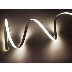 Profil ELASTYCZNY giętki do taśm LED COB na łuki okręgi aluminiowy + KLOSZ