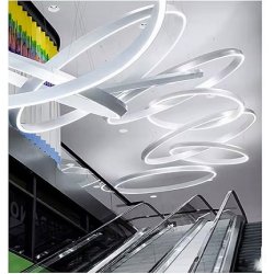 Profil ELASTYCZNY giętki do taśm LED COB na łuki okręgi aluminiowy + KLOSZ