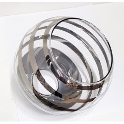LAMPA sufitowa wisząca ZWIS Loft E27 PAJĄK SZKŁO