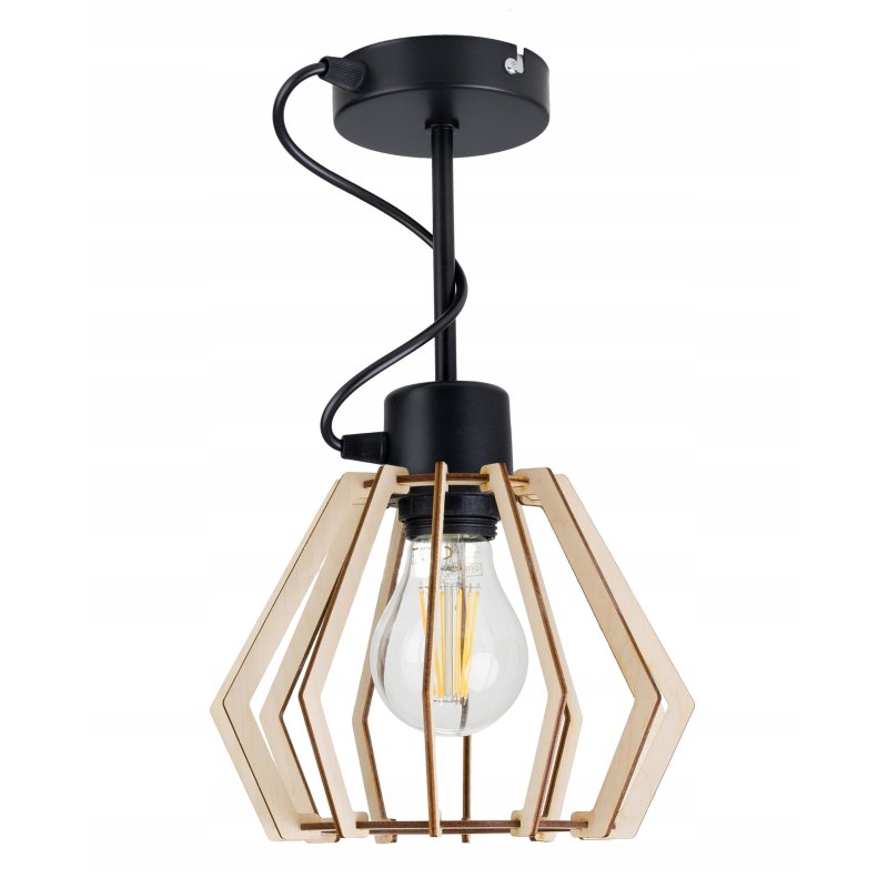 LAMPA WISZĄCA stała żyrandol sufitowa LOFT Drewno