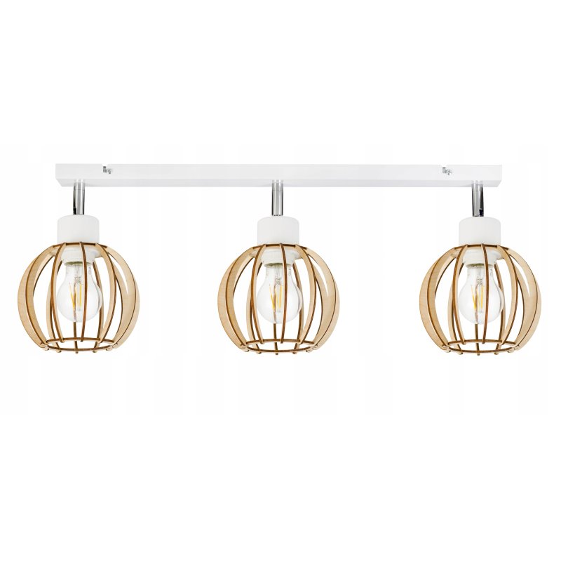 LAMPA plafon SUFITOWA ŻYRANDOL ruchomy loft DREWNO