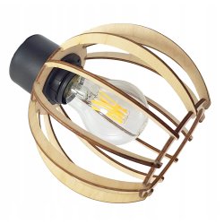 LAMPA WISZĄCA plafon żyrandol sufitowa LOFT Drewno