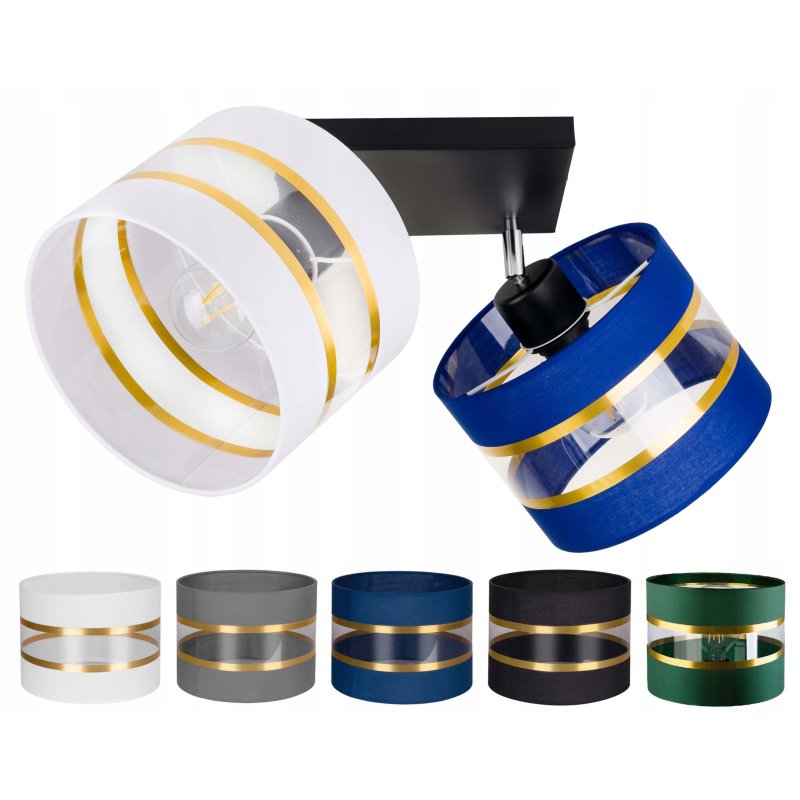 LAMPA plafon ruchomy żyrandol sufitowa ABAŻUR 20cm