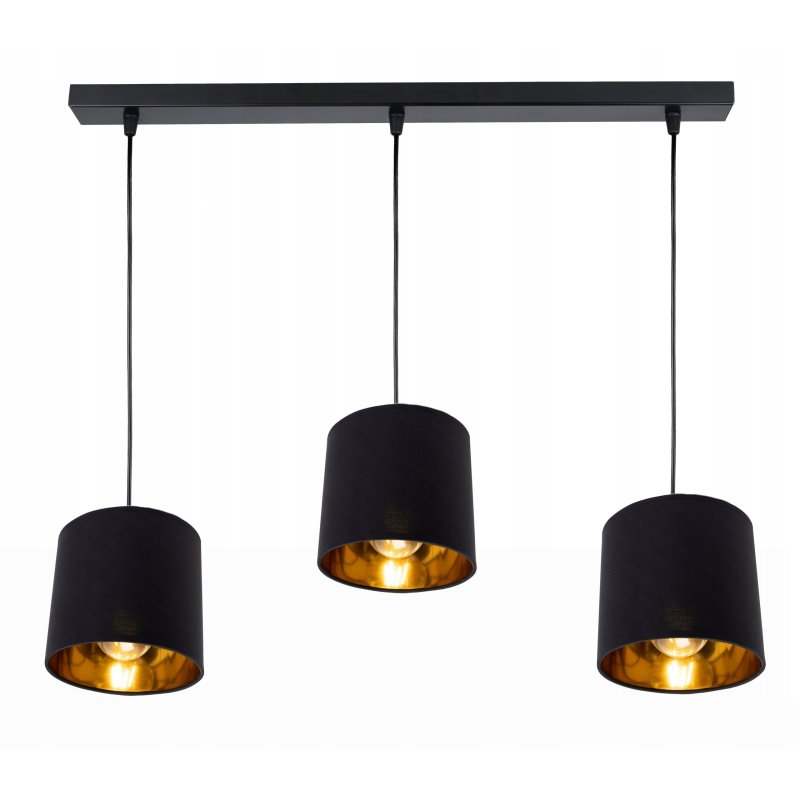 LAMPA WISZĄCA ZWIS żyrandol sufiowa ABAŻUR złoty 3